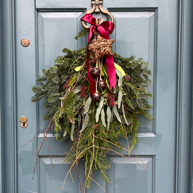 Handmade Fresh Christmas Swag