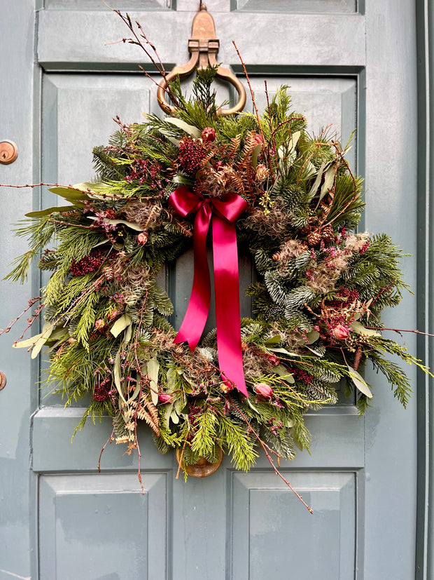 Luxury Handmade Christmas Wreath - “Irish Winter Walks”