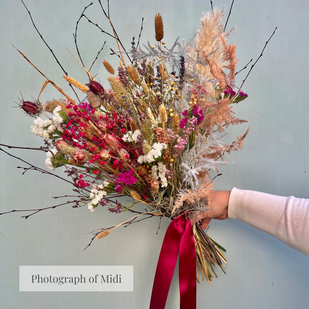 “Pretty in Pink” Dried Flower Bundle