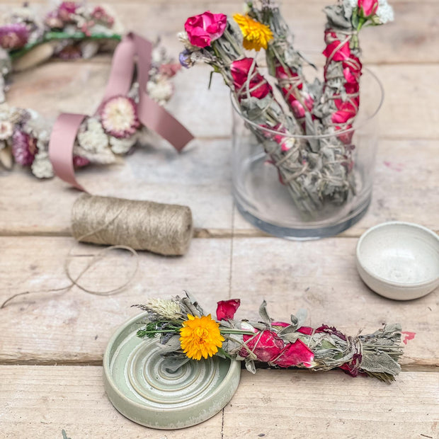 Celebrate Spring, Luxury Garden Style Bouquet & Smudge Stick Workshop, Wednesday, March 20th, 10-12:30pm