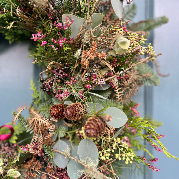 Luxury Handmade Christmas Wreath - “Irish Winter Walks”
