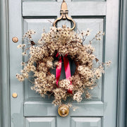Handmade Luxury Elm Wreath “Clematis Clouds”