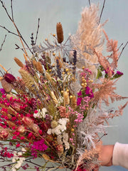 “Pretty in Pink” Dried Flower Bundle