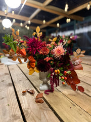 Luxury Autumn Urn Arrangement Workshop: Saturday, October 21st, 10-12:30pm