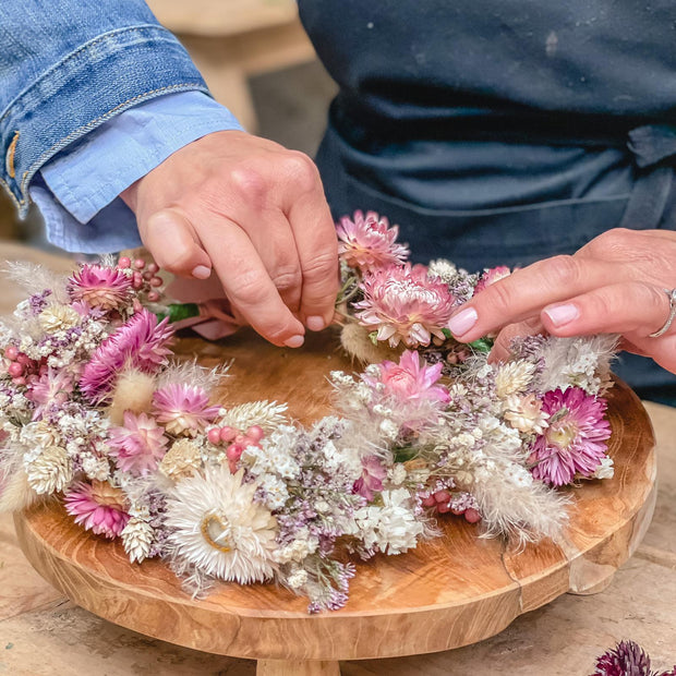 bryndu DIY Apple Blossom Flower Crown Kit